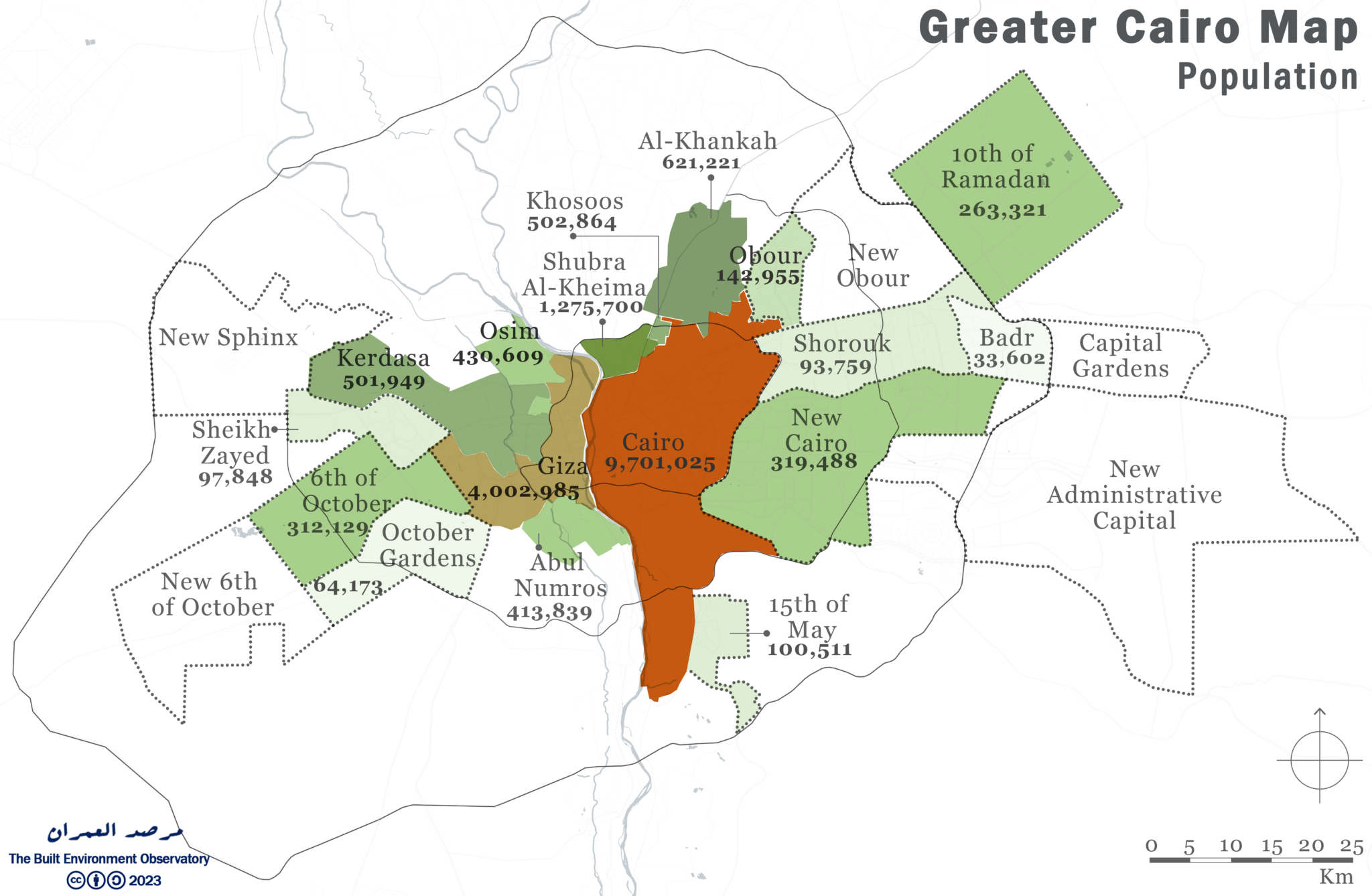 (Re)Defining the Greater Cairo Region - مرصد العمران